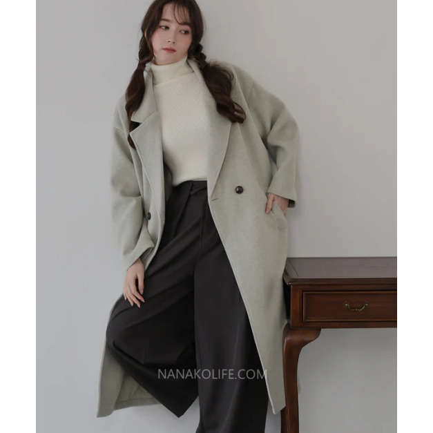 必買~雅緻柔軟輕盈長版大衣 2色
