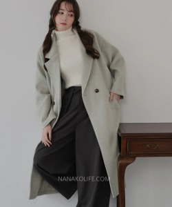 必買~雅緻柔軟輕盈長版大衣 2色