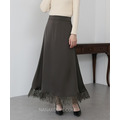 雙版型蕾絲魚尾長裙_8