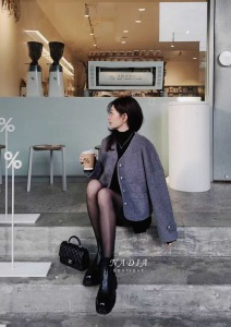 新品｜羊毛質感短版外套（35% Wool） 4色