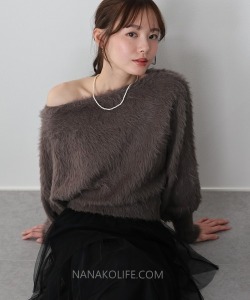 日系毛絨溫柔上衣 3色