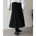 微光鉆點毛呢魚尾長裙 3色_8