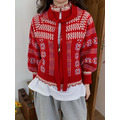 新品｜北歐雪花聖誕針織外套_8