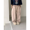 新品｜超可愛口袋絨絨寬棉褲 5色_2
