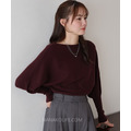 法式溫柔微蝙蝠針織上衣 2色_10