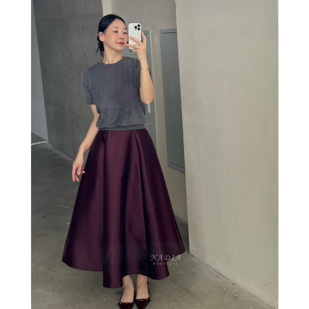 新品｜暮色光澤優雅長裙 3色