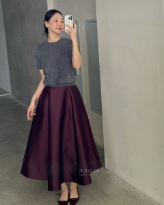 新品｜暮色光澤優雅長裙 3色