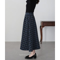 日系顯瘦千鳥格長裙 3色_21