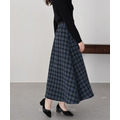 日系顯瘦千鳥格長裙 3色_16