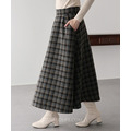 日系顯瘦千鳥格長裙 3色_12