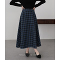 日系顯瘦千鳥格長裙 3色_17