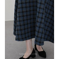 日系顯瘦千鳥格長裙 3色_18