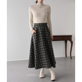 日系顯瘦千鳥格長裙 3色_11