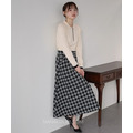 日系顯瘦千鳥格長裙 3色_8