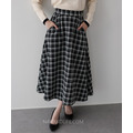 日系顯瘦千鳥格長裙 3色_7