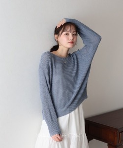 柔光鏤織日常針織 4色