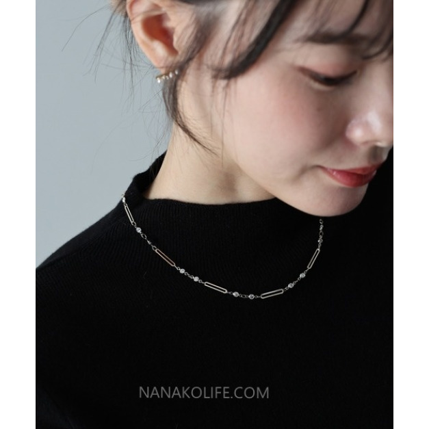 小鑽質感造型頸鍊  2色