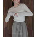 天絲羊毛柔肌觸感內搭上衣 3色_3