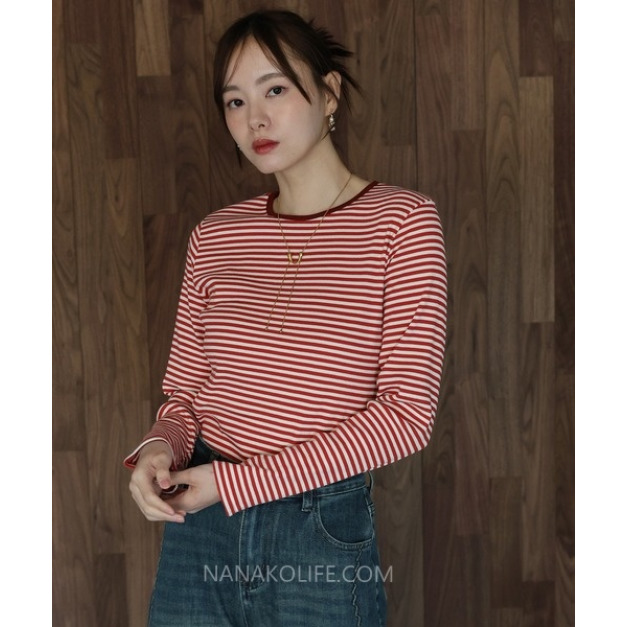 柔感日常條紋上衣 3色