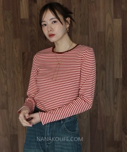 柔感日常條紋上衣 3色