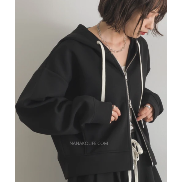 拉鍊連帽休閒套裝（上衣／褲子分售） 2色