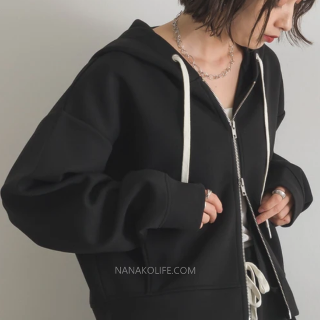 拉鍊連帽休閒套裝（上衣／褲子分售） 2色