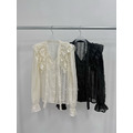 新品｜星光蕾絲點點輕紗襯衫 2色_5