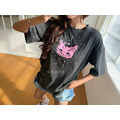 新品｜珍珠貓咪印花Tee♡_2