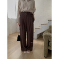 新品必買｜高級垂墜修身寬褲 4色_17