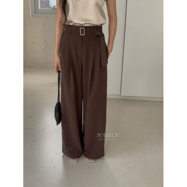 新品必買｜高級垂墜修身寬褲 4色