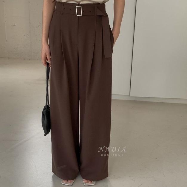 新品必買｜高級垂墜修身寬褲 4色