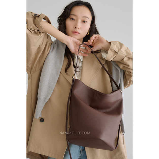 必買!! 真牛皮大容量兩用肩背包 2色