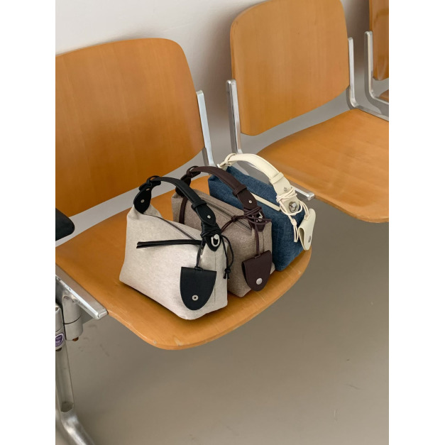 新品｜悠閒日常 軟格調拼接保齡球包3色