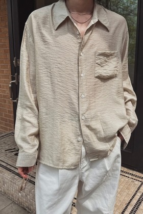 泡泡紗直紋襯衫