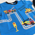 藍色車車主題短袖套裝｜75~95公分_1