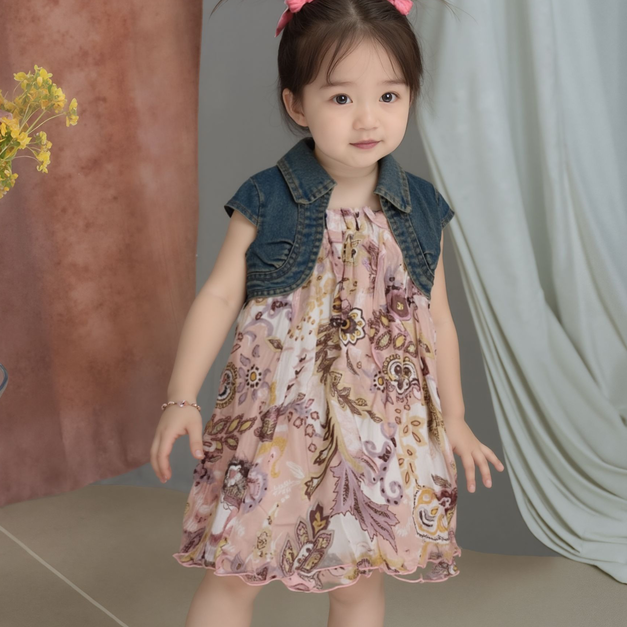 波西米亞女孩輕甜套裝｜90~110cm