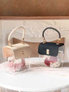 [D04]花戀提包(白)