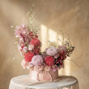 紫氣御風 - 牡丹菊東亞蘭禮盒