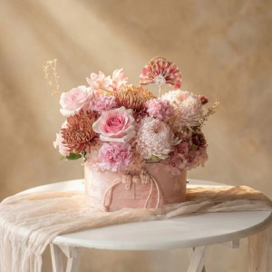 春駒踏花 - 玫瑰復古菊禮盒