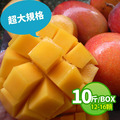 ◆會員限定折111｜特大｜枋山愛文芒果10斤｜12-16顆/6KG/盒