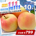 ★會員限定折111★日本青森TOKI水蜜桃蘋果禮盒1盒(10顆/盒/2.5kg)-常溫配送