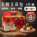 預購 - 4斤加贈4斤｜純果粒｜高雄大樹|玉荷包荔枝｜4斤/盒