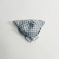 CLARECHEN 愛心方巾_磁扣灰格款_1