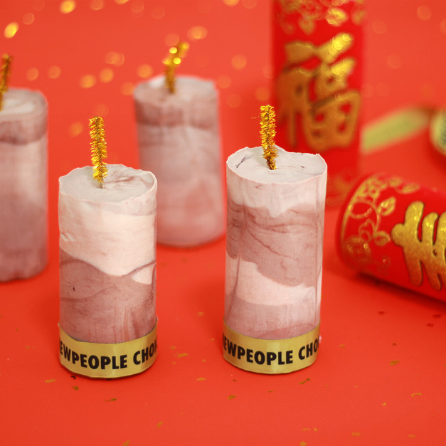 新春限定&mdash; 爆竹造型手工皂