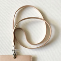 [單售頸帶] 扁皮繩｜單層83cm