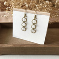 純銅耳環│復古典雅圈(可改夾)