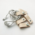 皮革集線夾｜Earphone cable organizer