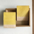 信用卡夾｜超薄極簡版｜日出｜原皮與暖黃｜Card holder_2