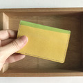 信用卡夾｜超薄極簡版｜甜檸檬｜暖黃與湖水綠｜Card holder_6