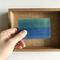 信用卡夾｜超薄極簡版｜暖黃漸層天空藍｜Card holder_5